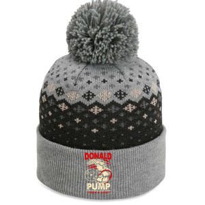 Donald Pump Make America Strong Again Funny Gift The Baniff Cuffed Pom Beanie