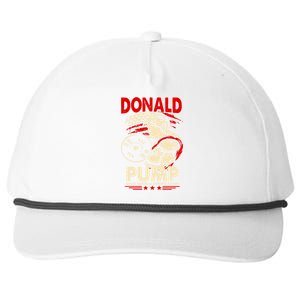 Donald Pump Make America Strong Again Funny Gift Snapback Five-Panel Rope Hat