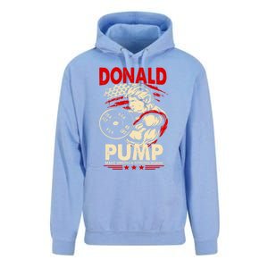 Donald Pump Make America Strong Again Funny Gift Unisex Surf Hoodie