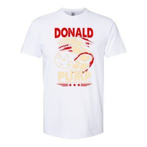 Donald Pump Make America Strong Again Funny Gift Softstyle CVC T-Shirt