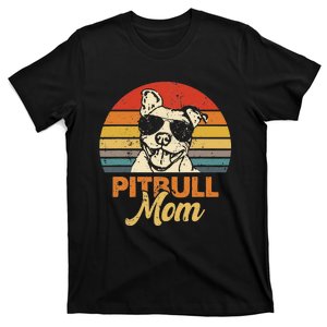 Dog Pitbull Mom Pittie Mom funny Mother's Day T-Shirt