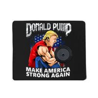 Donald Pump Make America Strong Again Weight Lifting Gym Mousepad