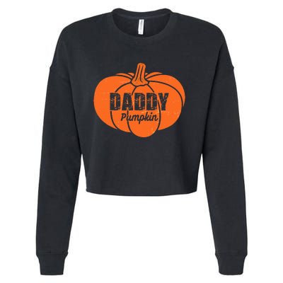 Daddy Pumpkin Matching Family Halloween Thanksgiving Group Cropped Pullover Crew