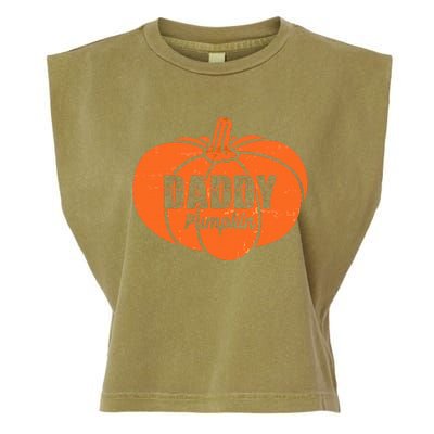 Daddy Pumpkin Matching Family Halloween Thanksgiving Group Garment-Dyed Women's Muscle Tee