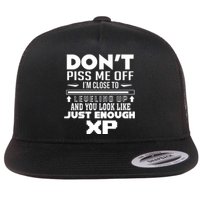 Dont Piss Me Off IM Close To Leveling Up And You Look Like Just Enough Xp Flat Bill Trucker Hat