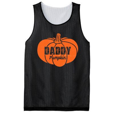 Daddy Pumpkin Matching Family Halloween Thanksgiving Group Mesh Reversible Basketball Jersey Tank