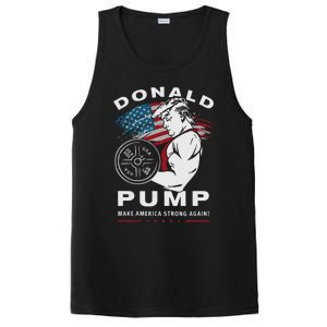 Donald Pump Make America Strong Again PosiCharge Competitor Tank