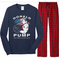 Donald Pump Make America Strong Again Long Sleeve Pajama Set