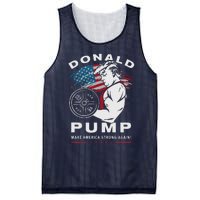 Donald Pump Make America Strong Again Mesh Reversible Basketball Jersey Tank