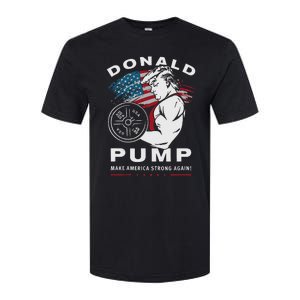 Donald Pump Make America Strong Again Softstyle CVC T-Shirt