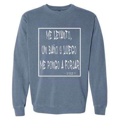 Doble P Music Lyrics Garment-Dyed Sweatshirt