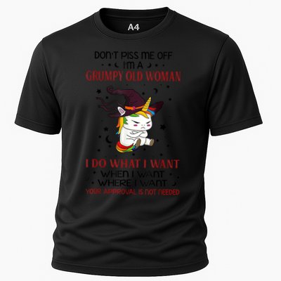 Don't Piss Me Off Im A Grumpy Old Woman I Do What I Want Performance Shirt