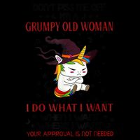 Don't Piss Me Off Im A Grumpy Old Woman I Do What I Want Cooling Performance Crew T-Shirt