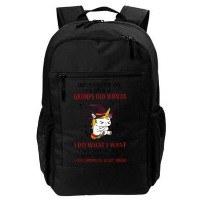 Don't Piss Me Off Im A Grumpy Old Woman I Do What I Want Backpack