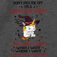 Don't Piss Me Off Im A Grumpy Old Woman I Do What I Want Vector Backpack