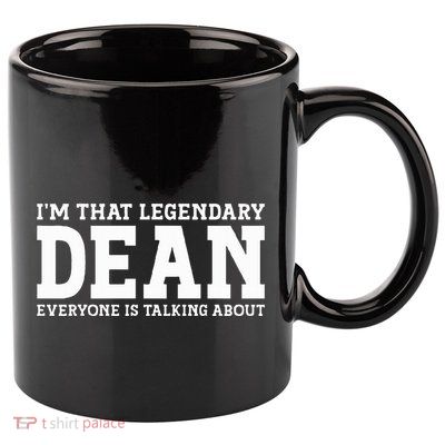 Dean Personal Name Women Girl Funny Dean 11oz C Handle Ceramic Mug