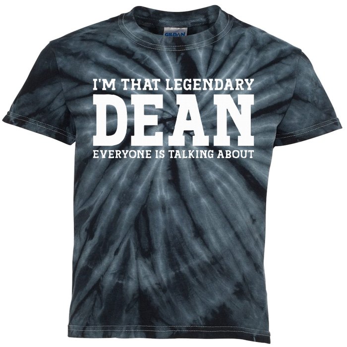 Dean Personal Name Women Girl Funny Dean Kids Tie-Dye T-Shirt