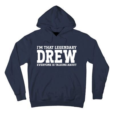 Drew Personal Name Funny Drew Tall Hoodie