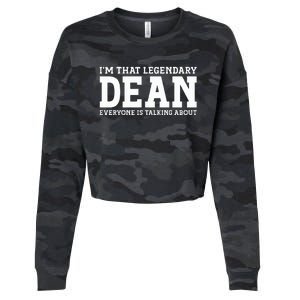 Dean Personal Name Cropped Pullover Crew