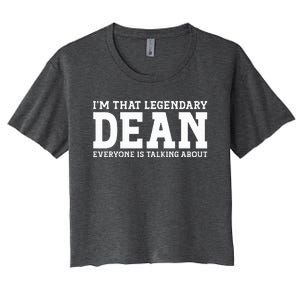 Dean Personal Name Women's Crop Top Tee