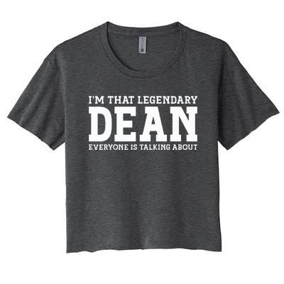 Dean Personal Name Women's Crop Top Tee