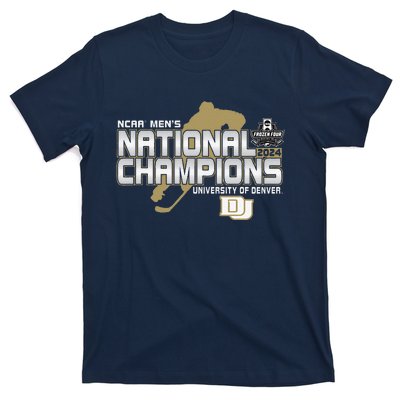 Denver Pioneers National Champs 2024 Hockey Red T-Shirt