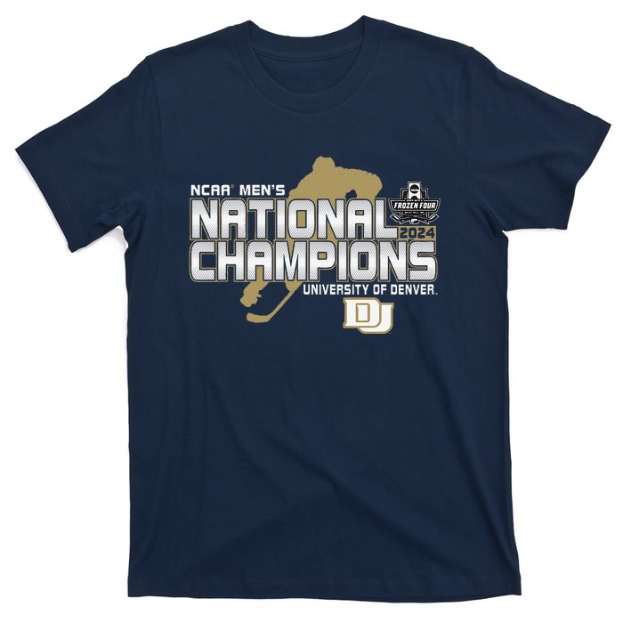 Denver Pioneers National Champs 2024 Hockey Red T-Shirt