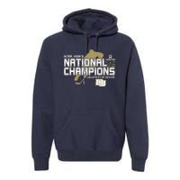 Denver Pioneers National Champs 2024 Hockey Red Premium Hoodie