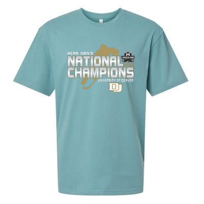 Denver Pioneers National Champs 2024 Hockey Red Sueded Cloud Jersey T-Shirt