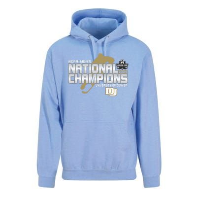 Denver Pioneers National Champs 2024 Hockey Red Unisex Surf Hoodie