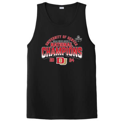 Denver Pioneers National Champs 2024 Hockey Sticks PosiCharge Competitor Tank