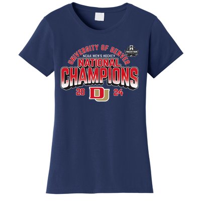 Denver Pioneers National Champs 2024 Hockey Sticks Women's T-Shirt