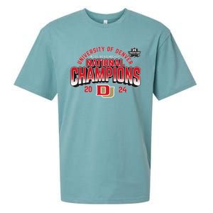 Denver Pioneers National Champs 2024 Hockey Sticks Sueded Cloud Jersey T-Shirt