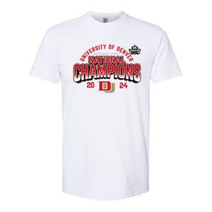 Denver Pioneers National Champs 2024 Hockey Sticks Softstyle CVC T-Shirt