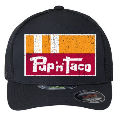 Defunct Pup N Taco Flexfit Unipanel Trucker Cap