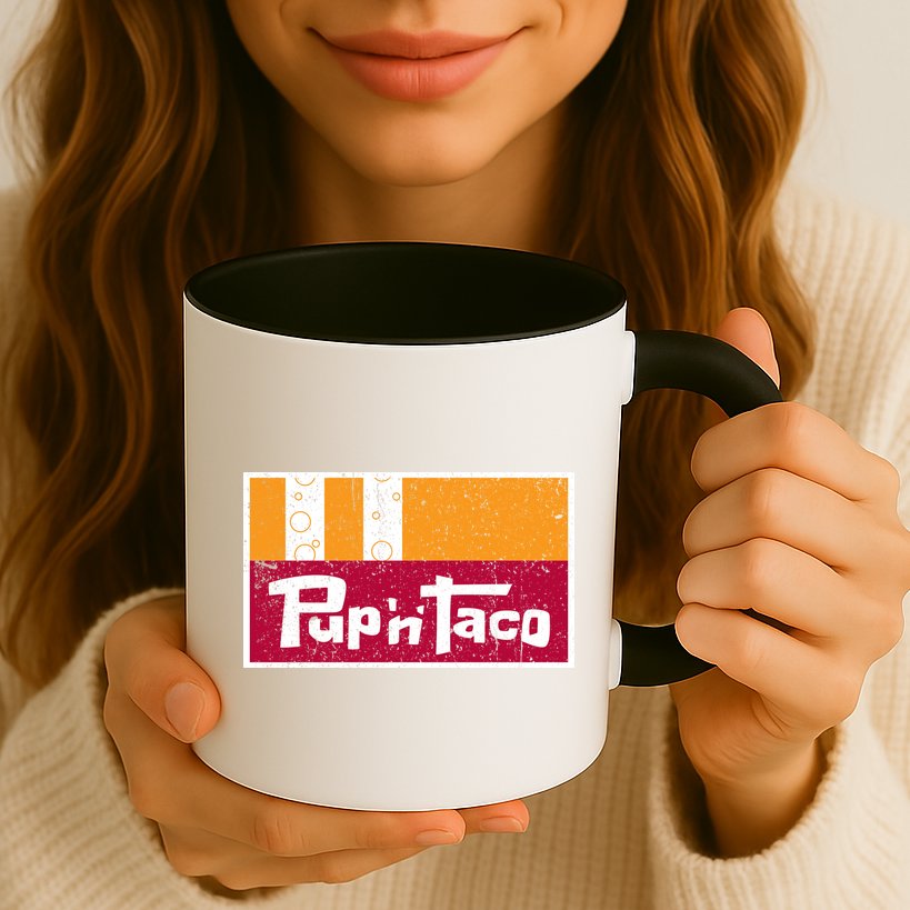 Defunct Pup N Taco Mug