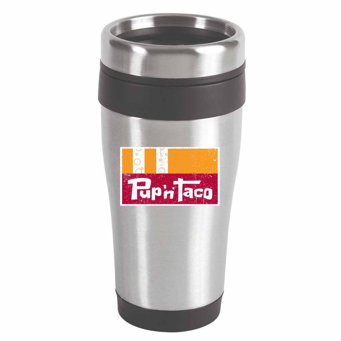 Defunct Pup N Taco 16oz Travel Tumbler