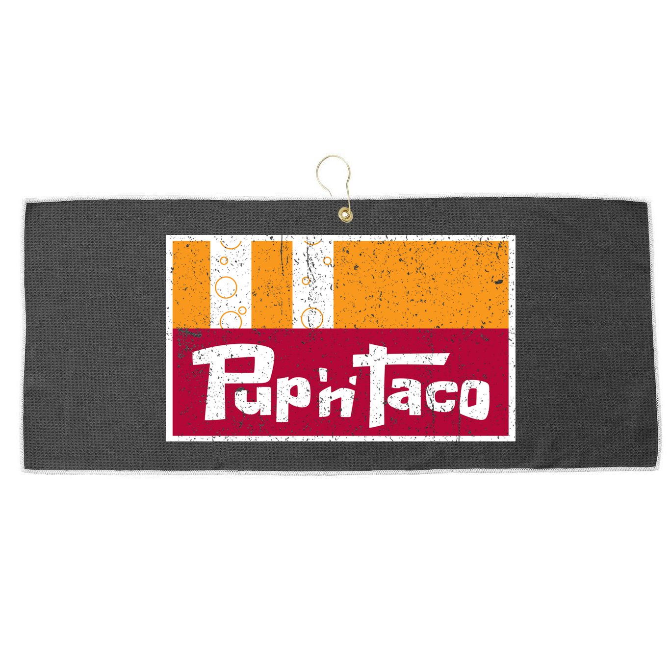 Defunct Pup N Taco Large Microfiber Waffle Golf Towel