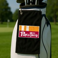 Defunct Pup N Taco Golf Towel