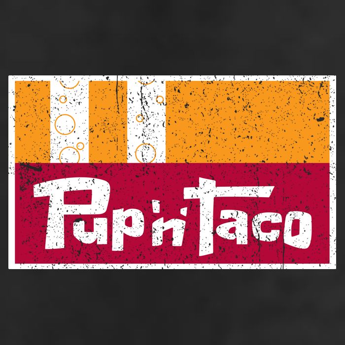 Defunct Pup N Taco Golf Towel