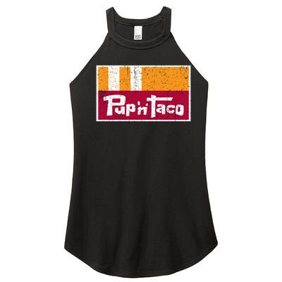 Defunct Pup N Taco Women’s Perfect Tri Rocker Tank