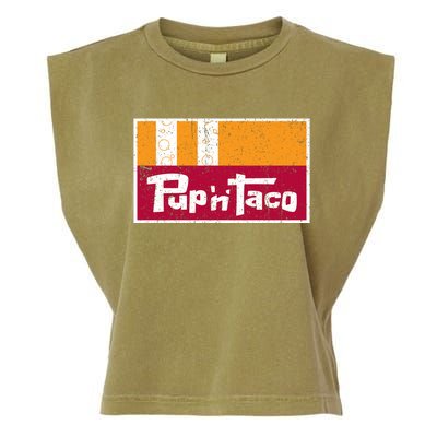 Defunct Pup N Taco Garment-Dyed Women's Muscle Tee