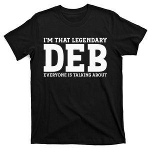 Deb Personal Name Women Girl Funny Deb T-Shirt