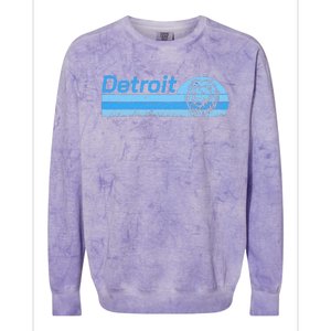 Detroit Personalized Nickname Colorblast Crewneck Sweatshirt