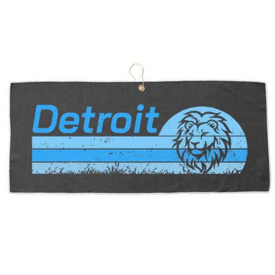 Detroit Personalized Nickname Large Microfiber Waffle Golf Towel