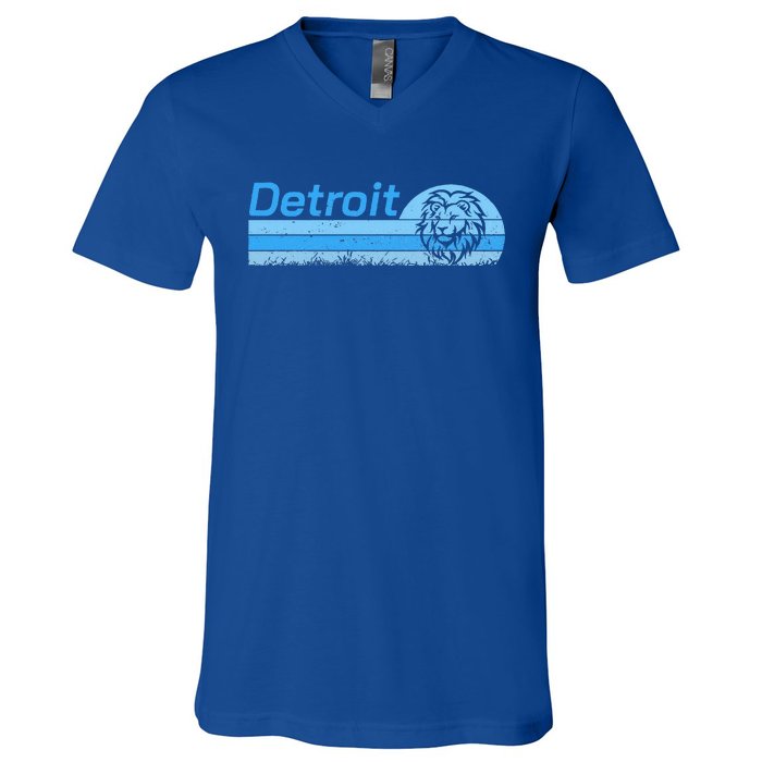 Detroit Personalized Nickname V-Neck T-Shirt