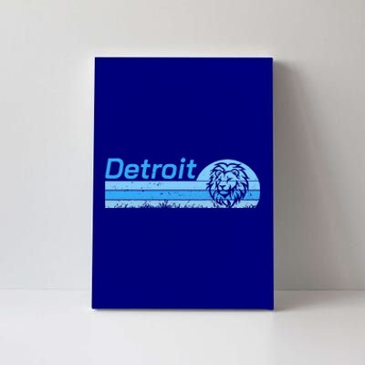 Detroit Personalized Nickname Canvas