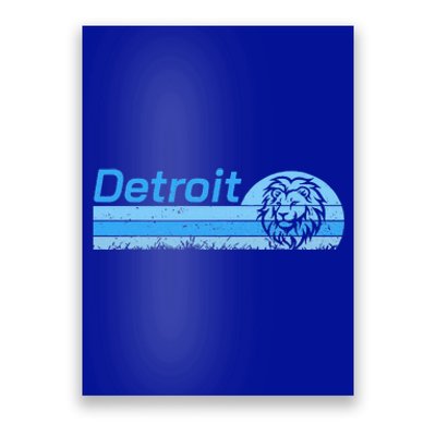 Detroit Personalized Nickname Poster