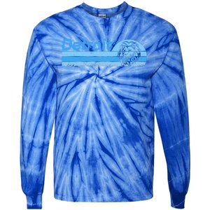 Detroit Personalized Nickname Tie-Dye Long Sleeve Shirt