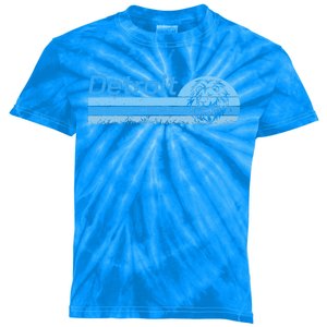 Detroit Personalized Nickname Kids Tie-Dye T-Shirt